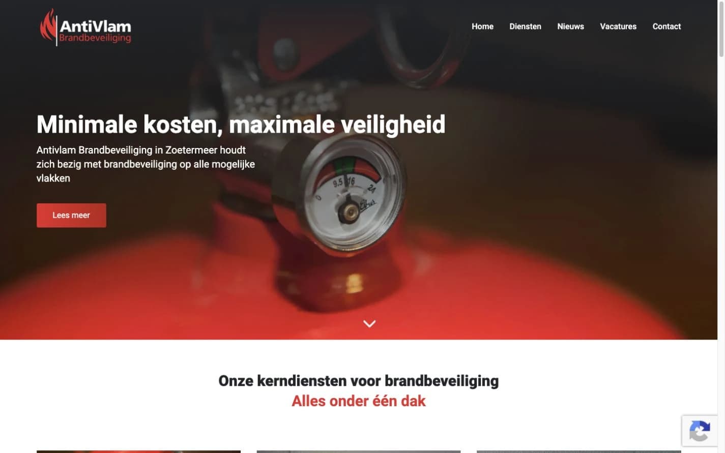 Homepage van Antivlam