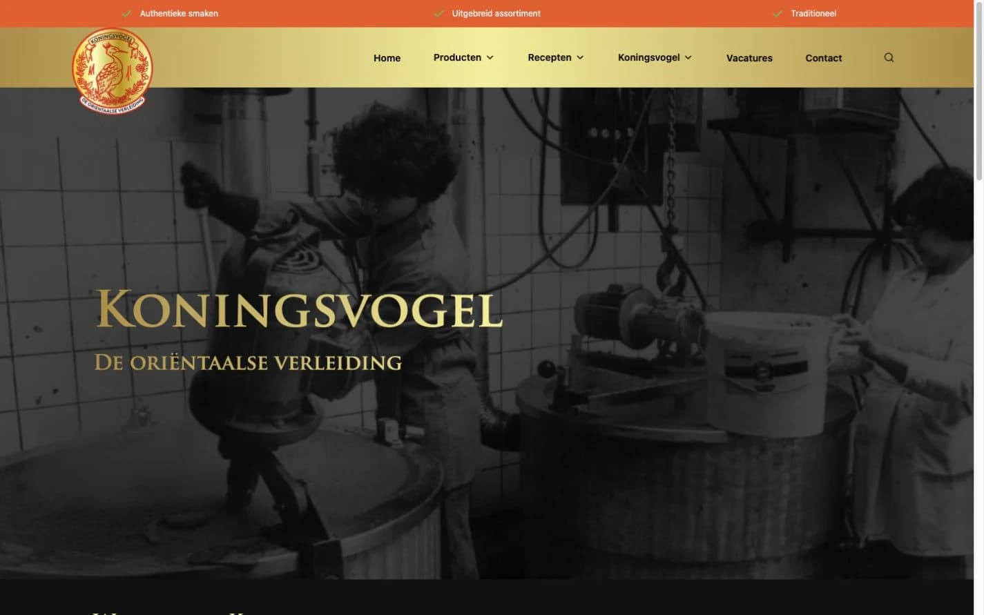 Homepage van Koningsvogel